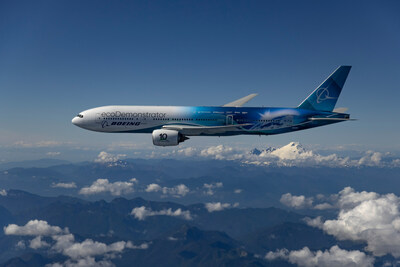 The 2023 Boeing ecoDemonstrator kicks off its second year of testing on a Boeing-owned 777-200ER with more than a dozen technologies. The 2023 Boeing ecoDemonstrator kicks off its second year of testing on a Boeing-owned 777-200ER with more than a dozen technologies.