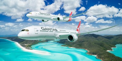 Boeing and Qantas Airlines announced the carrier has selected Boeing’s family of fuel-efficient airplanes to expand its future fleet with four 787-9 and eight 787-10 Dreamliner airplanes. (Boeing image) Boeing and Qantas Airlines announced the carrier has selected Boeing’s family of fuel-efficient airplanes to expand its future fleet with four 787-9 and eight 787-10 Dreamliner airplanes. (Boeing image)