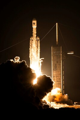 The Boeing-built X-37B launches from Kennedy Space Center on December 28, 2023, aboard a SpaceX Falcon Heavy. (SpaceX Photo) The Boeing-built X-37B launches from Kennedy Space Center on December 28, 2023, aboard a SpaceX Falcon Heavy. (SpaceX Photo)