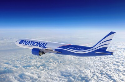 Boeing and National Airlines announced today the carrier has committed to place its first order for four 777 Freighters. Boeing and National Airlines announced today the carrier has committed to place its first order for four 777 Freighters.