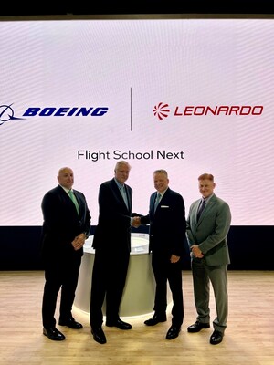LtoR - John Chicoli, Senior Director, U.S. Army, Marine Corps & Special Ops/Missions, Boeing Global Services, Turbo Sjogren, Vice President and General Manager, Government Services, Andrew Gappy, Vice President, U.S. Gov Programs, and John Broam, Army Programs.