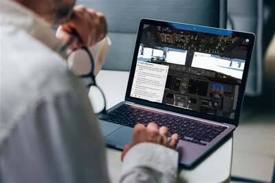 Shown here, Boeing announced the launch of its latest cutting-edge product, Virtual Airplane Procedures Trainer (VAPT), a training platform powered by Microsoft that is designed to empower pilots and flight training teams with immersive, accessible and customizable tools that elevate pilot learning and readiness. Shown here, Boeing announced the launch of its latest cutting-edge product, Virtual Airplane Procedures Trainer (VAPT), a training platform powered by Microsoft that is designed to empower pilots and flight training teams with immersive, accessible and customizable tools that elevate pilot learning and readiness.